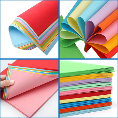 100 Sheets Colored A4 Paper 70g/m2 Handmade Paper for DIY Art - Image 4