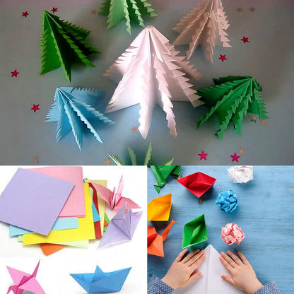 100 Sheets Colored A4 Paper 70g/m2 Handmade Paper for DIY Art - Image 5