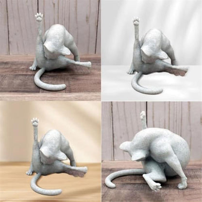 Cat Sculpture Funny Cat Figurines, Cat Figurines For Cat Lovers, Cat Statues Home Decor, Cats G - Image 5
