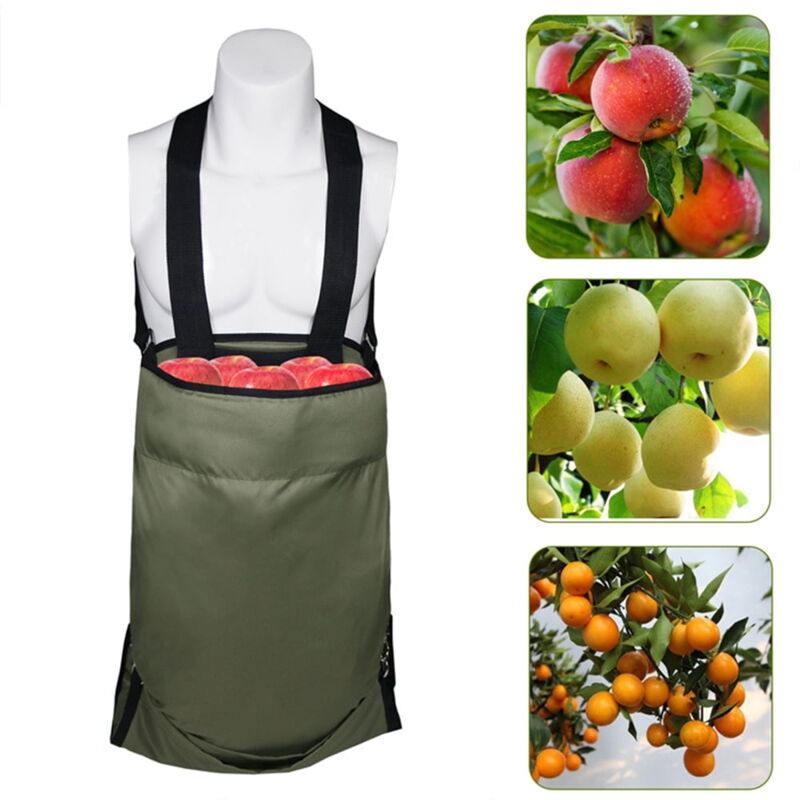 Apple Picking Bag with Storage Pocket for Orchard, Farm and Garden - Durable Fruit Collection Bag - Image 4