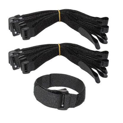 /NN/ 16-pack High Quality Nylon Cable Ties with Velcro, 30 cm x 2.5 cm, Black