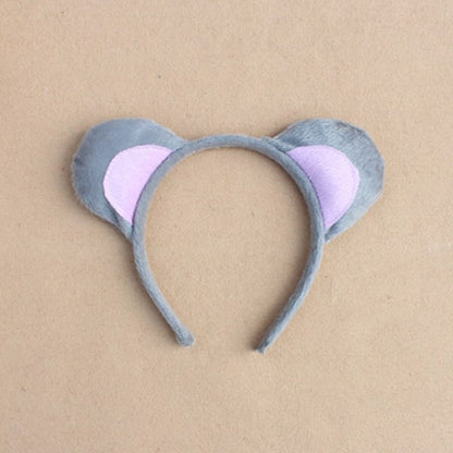 pcs Children Adult Animal Costume Set Cute Mouse Ears Headband Bows Long Tail - Image 3