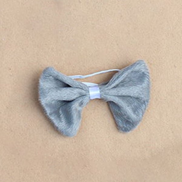 pcs Children Adult Animal Costume Set Cute Mouse Ears Headband Bows Long Tail - Image 5