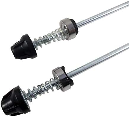 Road and Mountain Bike MTB Wheel Hub Front and Rear Quick Release Skewer Clamp Bolt Lever Axle QR 145/180 mm, a Pair Silver Silver Silver - Image 5