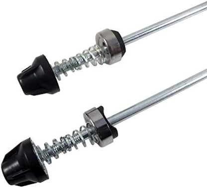 Road and Mountain Bike MTB Wheel Hub Front and Rear Quick Release Skewer Clamp Bolt Lever Axle QR 145/180 mm, a Pair Silver Silver Silver - Image 5