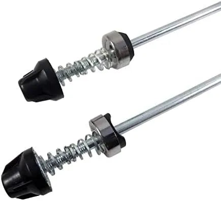 Road and Mountain Bike MTB Wheel Hub Front and Rear Quick Release Skewer Clamp Bolt Lever Axle QR 145/180 mm, a Pair Silver Silver Silver - Image 5