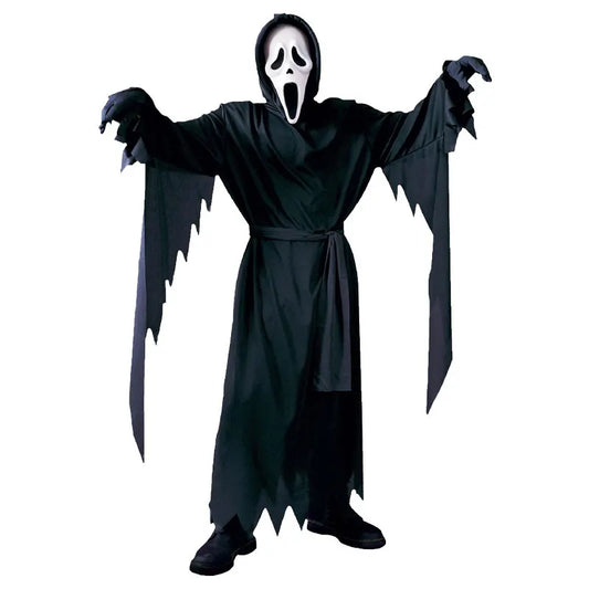 Scream Ghost Face Costume for Kids Halloween Costume XL_yux
