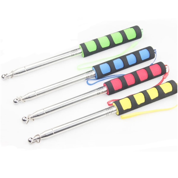 New 2M Portable Extendable Handheld Windsock Flagpole Telescopic Random Color 2m - Image 2