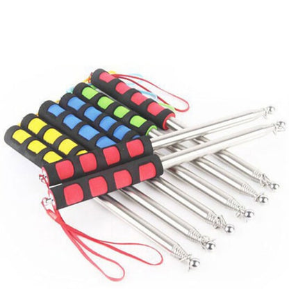 New 2M Portable Extendable Handheld Windsock Flagpole Telescopic Random Color 2m - Image 3