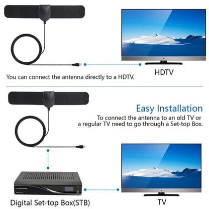 25 Mile Range Antenna TV Digital HD 4K Antenna Digital Indoor HD Black one size - Image 2