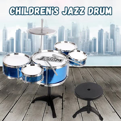 Drum Set for Toddlers Tough Impact Resistant Drums Detachable Drum Instrument Red Oversized Drum Set - Image 2