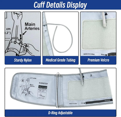 Omron 9201d-21201d XL Blood Pressure Cuff 22-52 cm Gray for Adults - Image 5