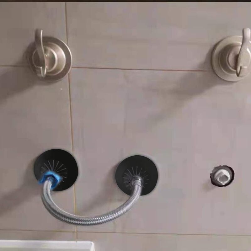 SHINING HOUSE Radiator pipe protectors, 8 pieces, Universal for 14-29 mm pipes, with clips for easy installation - Image 3