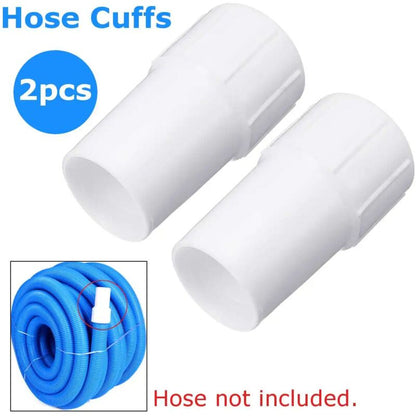 Pool Vacuum Cleaner Hose Cuffs Connector Adapter Fits for Vacuum Cleaner Hose Cleaning Accessories 1.5 Inch 2pcs - Image 3