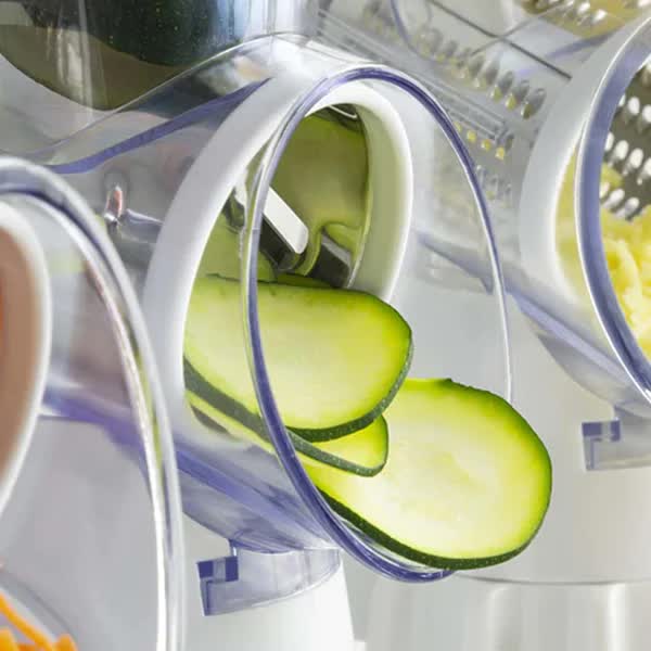 Rotary Grater Vegetable Cutter and Shredder white white[pl] - Image 2
