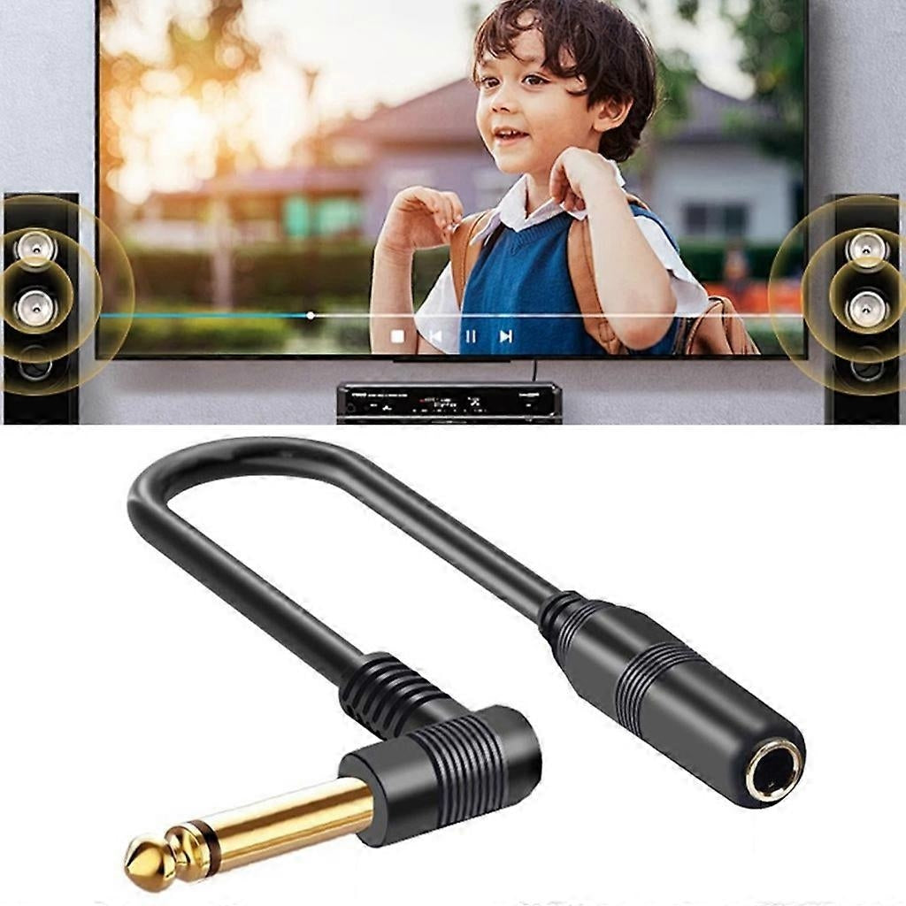 1/4'' TRS 6.35 mm Male to 6.35 mm Female Stereo Cable for Guitar Amplifier - Perfect Mono 2m_MGF Mono 2m - Image 3