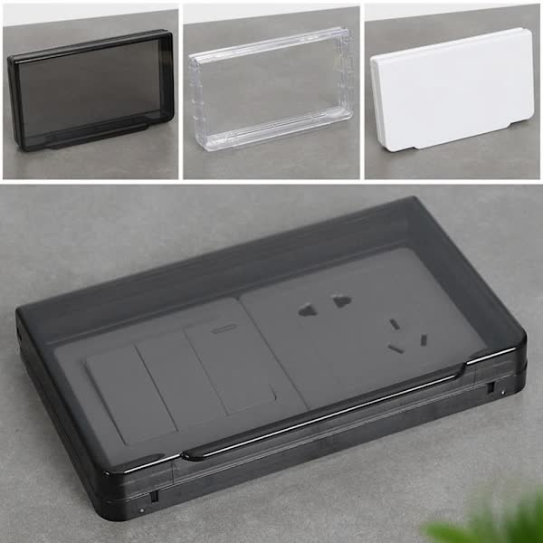 Switch Protective Cover Socket Waterproof Box TRANSPARENT transparent - Image 3