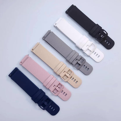 20 22mm Silicone Strap for Garmin Venu 3 Band Forerunner 265 255 245 Music Vivoactive 4 Band for Garmin Venu Sq 2 Plus Bracelet Army Green 22mm - Image 3
