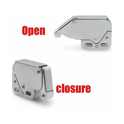 Mini latches with spring, 6 pcs Mini automatic spring lock, Spring lock, Spring lock Mini cabinet lock Mini latch for kitchen cabinet door - Image 3