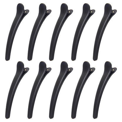 10 pcs Professional Hair Clips - Black Black Black