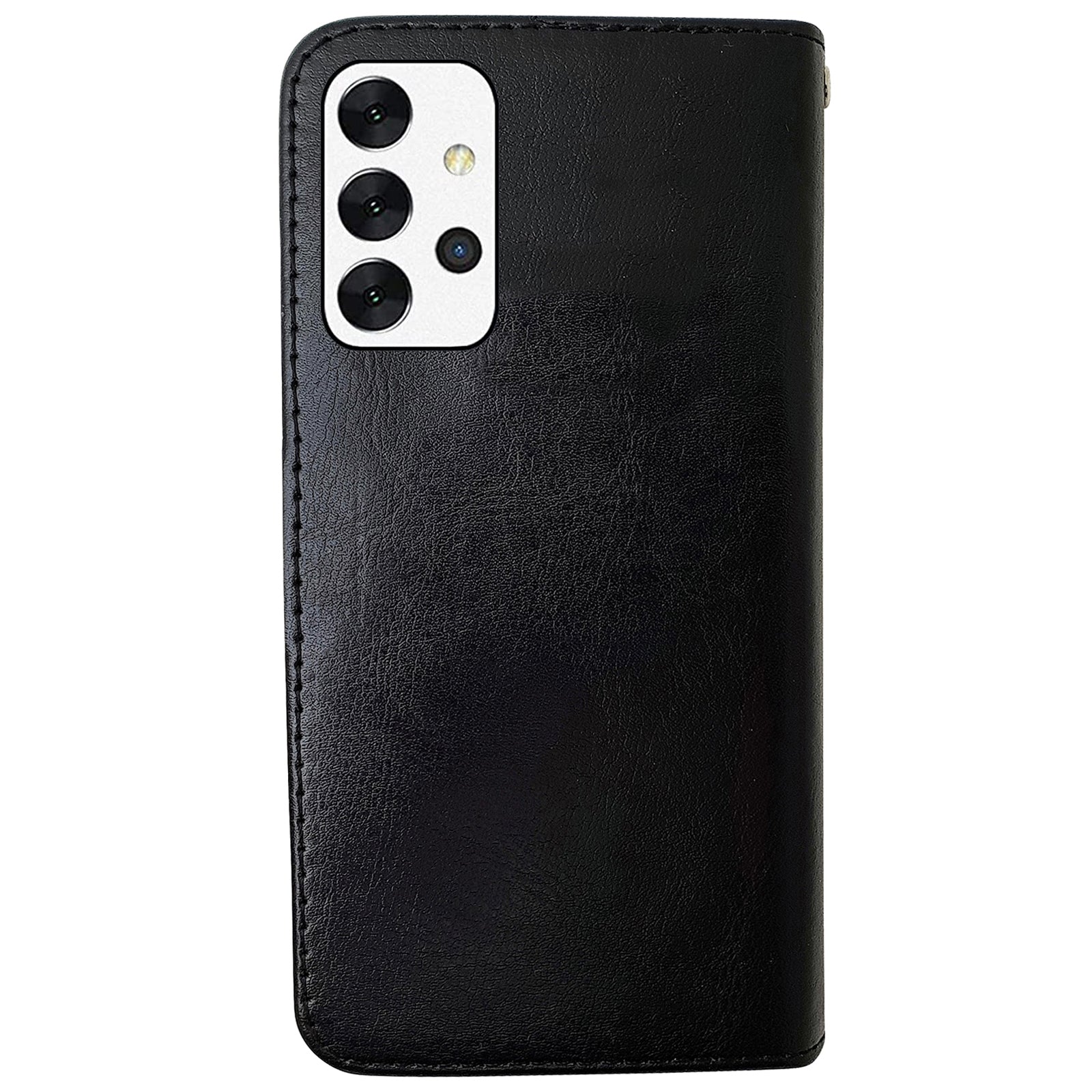 Samsung Galaxy A32 5G - Leather Case / Protection Black_max Black - Image 2