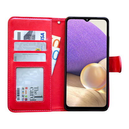 Samsung Galaxy A32 5G - Leather Case / Protection White_max White - Image 7