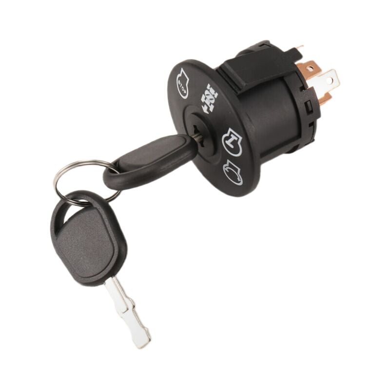 4-position ignition lock with key for riding lawn mower tractor 193350 532193350 - Image 2