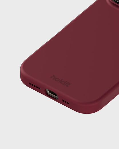 holdit iPhone 16 Pro Max Mobile Case Silicone Red Velvet_max - Image 3
