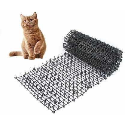 Anti-cat mat with barbed wire mesh garden anti-dog cat pet plastic anti-stick pet black 20028cm，Fonepro,de - Image 3