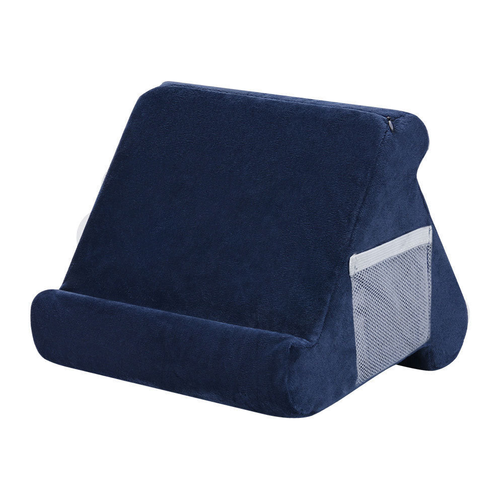 Tablet Pillow Holder Foldable Soft Pillow Tablet navy_yux navy - Image 2