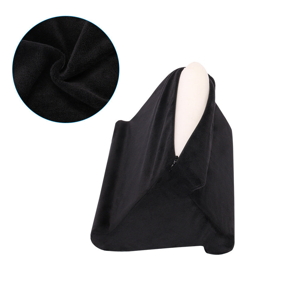 Tablet Pillow Holder Foldable Soft Pillow Tablet red_yux red - Image 4