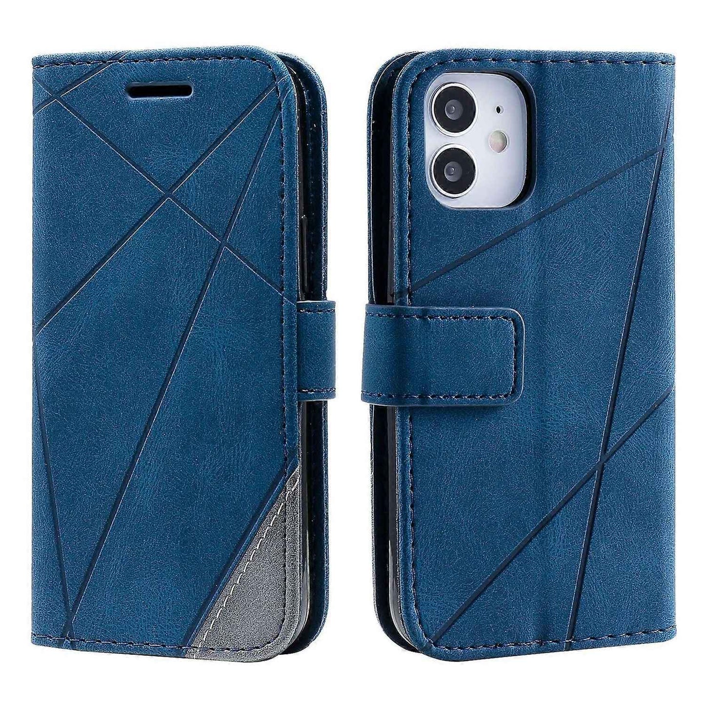 Case Compatible with iPhone 11 Leather Magnetic Folio Case with Card Holder Compatible with iPhone 11- Perfect Blue-max Blue - Image 2