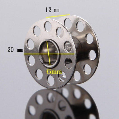 Metal Bobbins with Case for Standard Household Sewing Machine Brother Singer Bernina Pfaff Elna Babylock Kenmore Juki..DEBUNS - Image 2