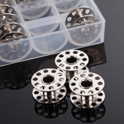 Metal Bobbins with Case for Standard Household Sewing Machine Brother Singer Bernina Pfaff Elna Babylock Kenmore Juki..DEBUNS - Image 4