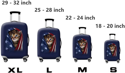 Suitcase Protective Bag Luggage Suitcase Cover Fits 18-32 Inch Suitcases Cat B Cat B XL - Image 2
