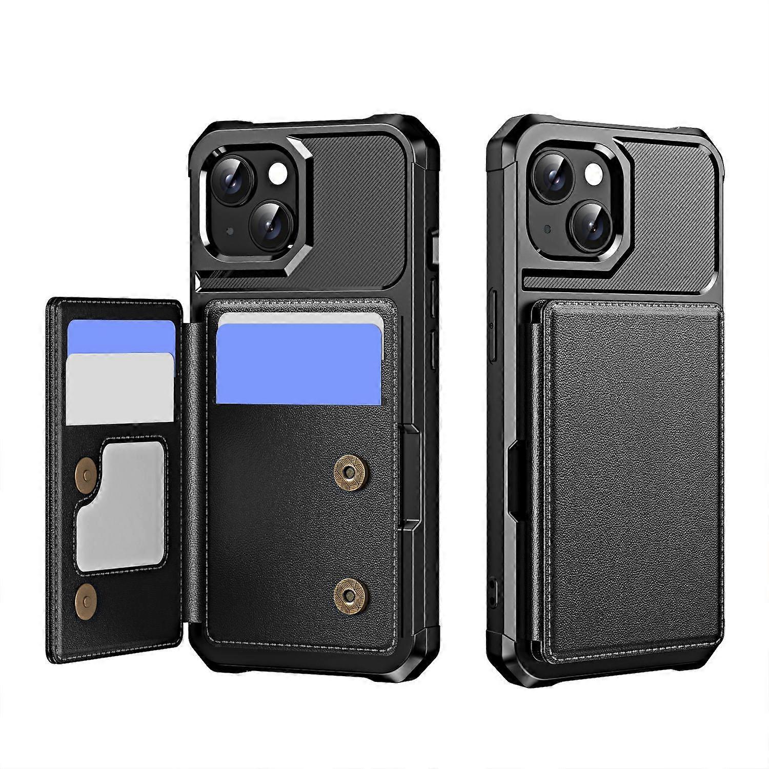 Horizontal Flip Card Slot Leather Phone Case For iPhone 14 Plus