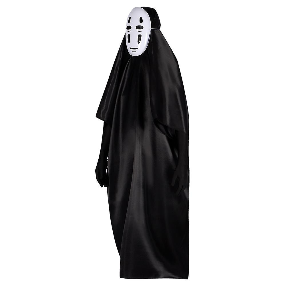 Cosplay Costume Spirited Away No Face Kaonashi Cosplay Costume Halloween Decoration Party Costume Mask Clothing Gloves Set Gifts_yux - Image 4