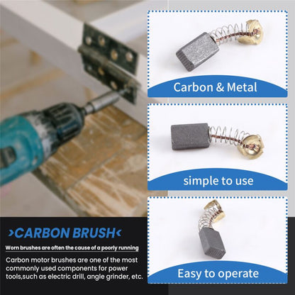 pieces 6mm x 10mm 16mm motor carbon brush replacement for CB-103 - Image 4