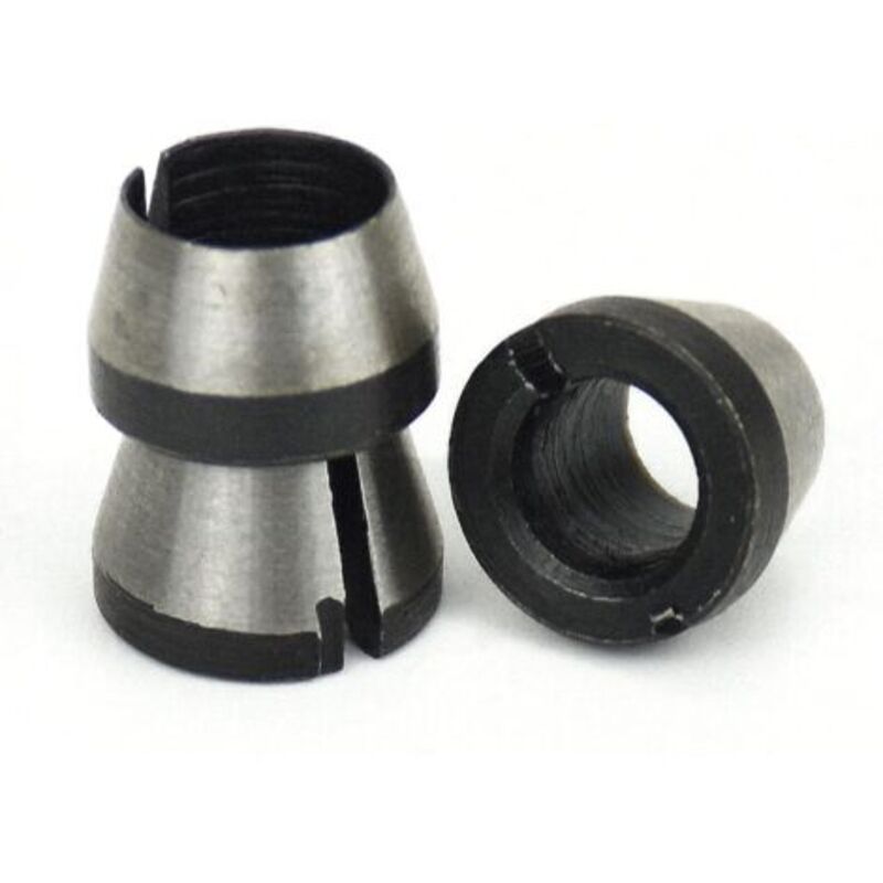 Milling Chuck - Set of 6, Countersunk Collet (6 mm, 6.35 mm, 8 mm), Router Collet, Collet Adapter - Image 3