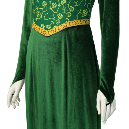 Princess Fiona Dress Halloween Masquerade Green Dress, Party Costume Role Play for Adult S - Image 5