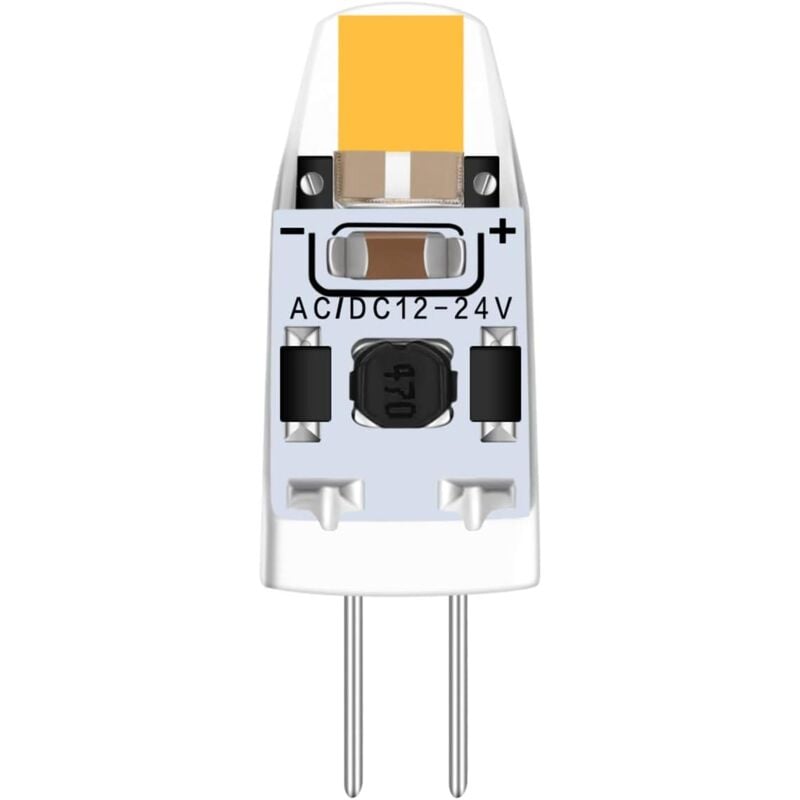 12V G4 LED Warm White 3000K Bulb, Dimmable 2W LED Bulb, Replacement for G4 15W 20W Halogen, AC/DC 12-24V, 10-pack - Image 2