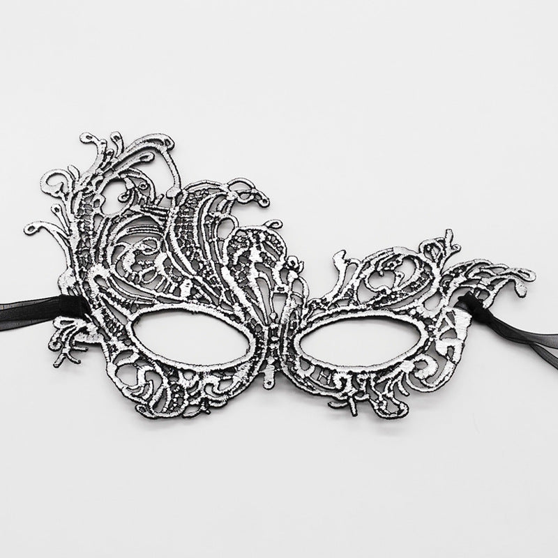 Masquerade Mask - Venetian Mask for Women, Beautiful Elegant Lace Mask for Ladies Halloween Mardi Gras Party Gold+Silver+Black - Image 6