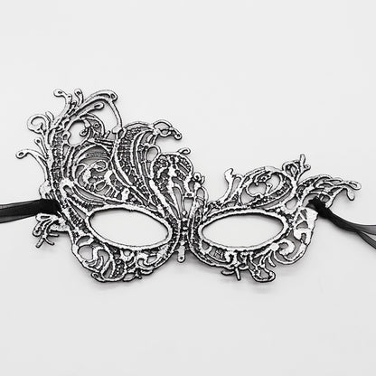 Masquerade Mask - Venetian Mask for Women, Beautiful Elegant Lace Mask for Ladies Halloween Mardi Gras Party Gold+Silver+Black - Image 6