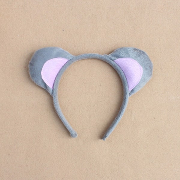 pcs Children Adult Animal Costume Set Cute Mouse Ears Headband Bows Long Tail - Image 3