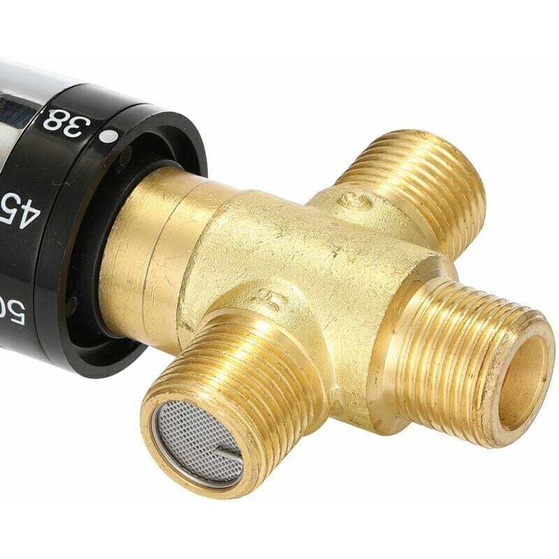 Adjustable Thermostatic Bathroom Faucet, Brass, Water Mixer, Hot/Cold Water, Temperature Control Valve - Image 2