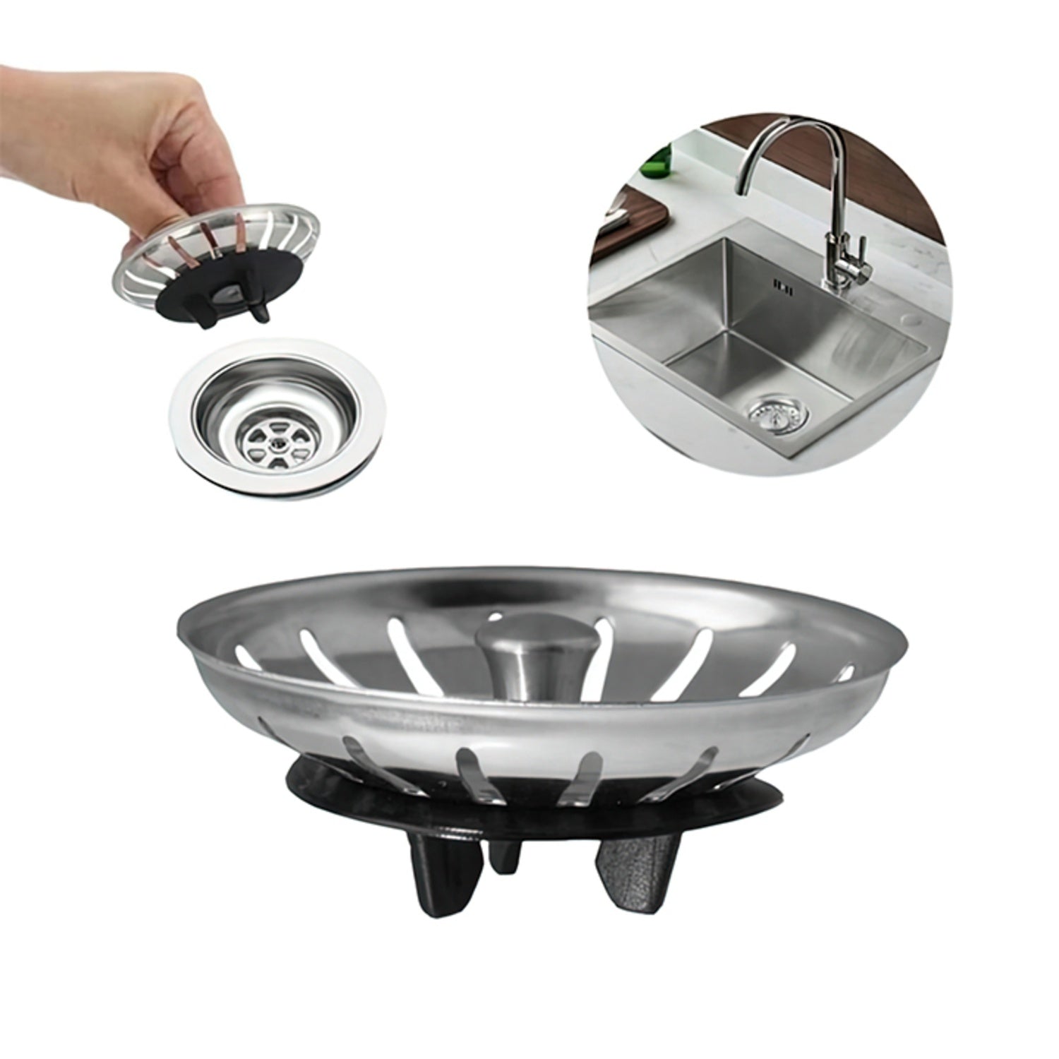 Stopper for IKEA Kitchen Atlant / Domsjö / Strainer for Sink - Basket Valve 49 - Image 7