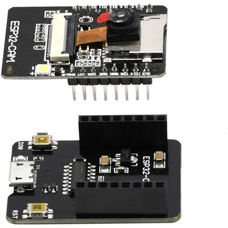 2pcs ESP32-CAM-MB ESP32 Dual-Core Wireless Bluetooth WiFi Development Board with TF Card Module 3660 Camera - Image 3