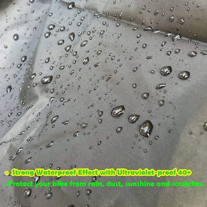 Bicycle cover for outdoor storage, cover/bike storage for mountain bikes. —XL,200*70*110CM,Silver and black, - Image 2