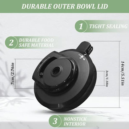 /NN/Outer Lid for Ninja Ice Creami Maker Compatible with NC299AMZ/NC301/NC300 (No Paddle) Reusable Replacement Lid Accessory{F2} - Image 2