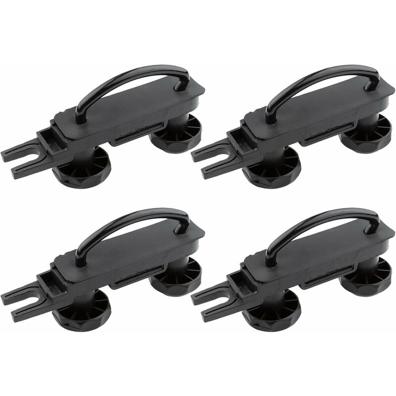 pcs Universal Roof Box U-Shaped Mounting Brackets Inner Width with 8 Lock Nuts